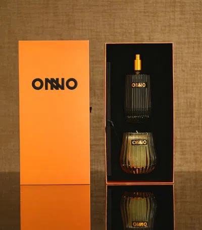 Onno Eclectic Candle And Roomspray Set In Orange