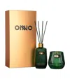 Onno Eclectic Sage Candle And Diffuser Gift Set In Green