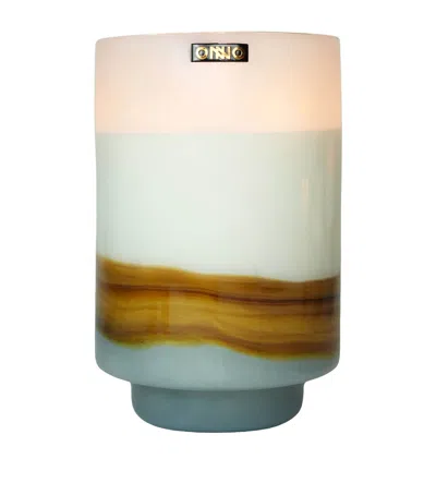 Onno Extra Large Art Riva Sunset 7-wick Candle In Beige
