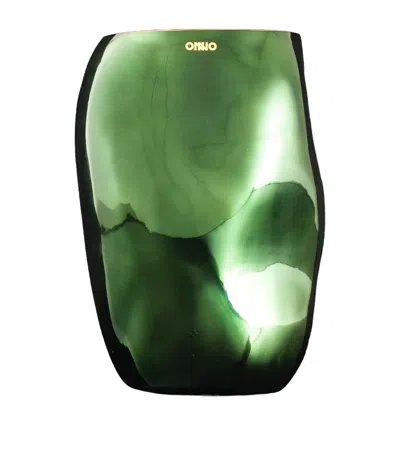 Onno Extra Large Ginger Fig Candle In Green