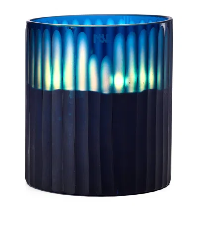 Onno Large Ginger Fig Royal Candle In Blue