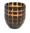Onno Large Gold Forever Crystal Candle In Black
