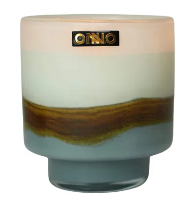 Onno Medium Art Riva Sunset 4-wick Candle In Beige