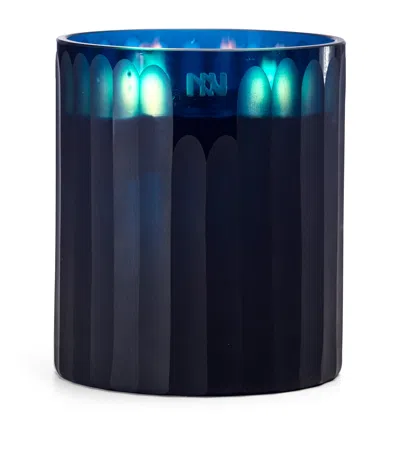 Onno Medium Ginger Fig Royal Candle In Blue