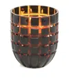 Onno Medium Gold Forever Crystal Candle In Black