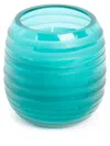 Onno Sphere Aqua Candle In Blue