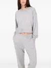 On/off Essentials The Solace Crew Neck Pullover In Gray