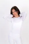 On/off Essentials The Everyday Longsleeve In White