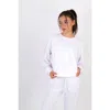 On/off Essentials The Solace Crew Neck Pullover In White