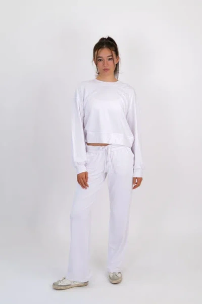 On/off Essentials The Solace Wide Leg Sweatpant In White