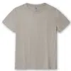 On/off Essentials Women's Bamboo Crew Neck Tee - Grey In Grey
