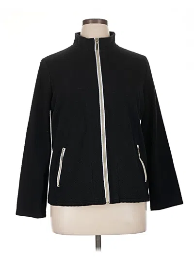 Pre-owned Onque Casuals Cardigan Sweater In Black