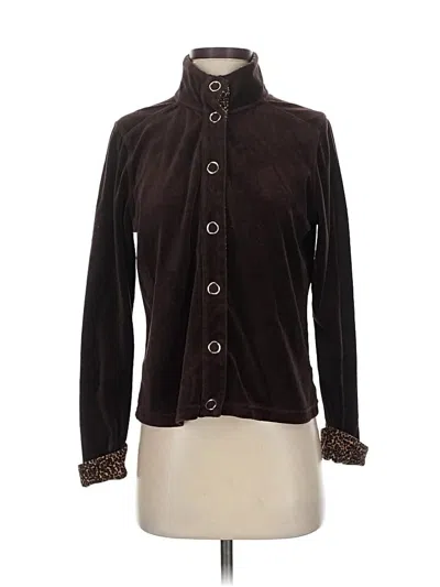 Pre-owned Onque Casuals Cardigan Sweater In Brown