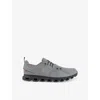 On-running Mens Cloud 6 Waterproof Woven Trainers Alloy Wolf In Alloy Wolf
