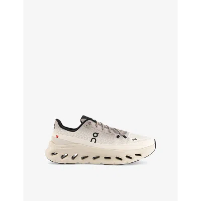 On-running Mens  Cloudtilt Cushioned-sole Woven Low-top Trainers In Cinder Sand
