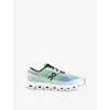 On-running Mens  Cloud 6 Push Woven Low-top Trainers In Horizon Honeydew
