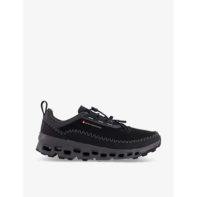 On-running Mens Black Eclipse Cloudaway 2 Cushioned-sole Mesh Low-top Trainers