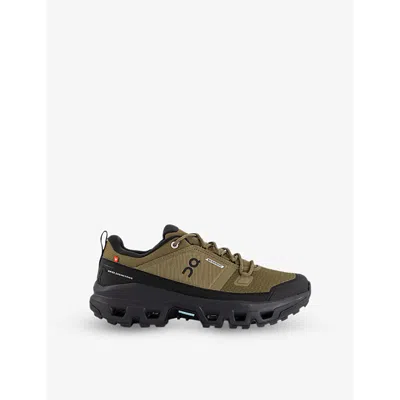 On-running Mens Hunter Black Cloudrock Textile Low-top Trainers