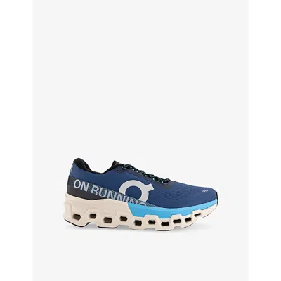 On-running Mens Cloudmonster Cushioned Chunky-soled Mesh Low-top Trainers Tempest Horizon