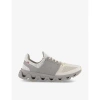 On-running Mens Ice Glacier Cloudswift 3 Ad Mesh And Shell Low-top Trainers In Ice Glacier