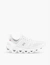 On-running Womens All White F Cloudswift 3 Ad Mesh And Shell Low-top Trainers In All White F