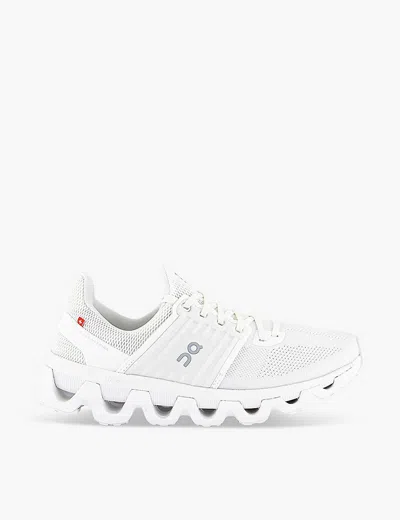 On-running Womens All White F Cloudswift 3 Ad Mesh And Shell Low-top Trainers