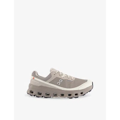 On-running Womens  Cloudvista 2 Waterproof Mesh Low-top Trainers In Fog Cinder F