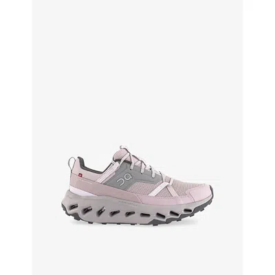 On-running Womens Mauve Fade F Cloudhorizon Mesh Low-top Trainers