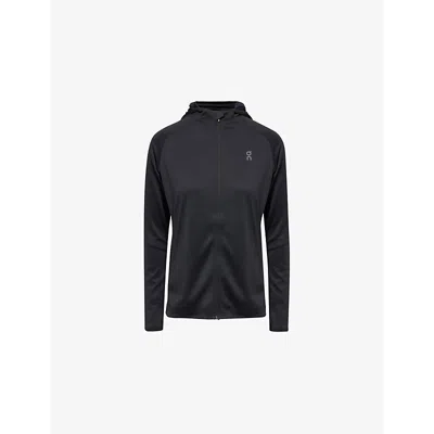 On-running Womens  Climate Zip-up Shell Hoody In Black