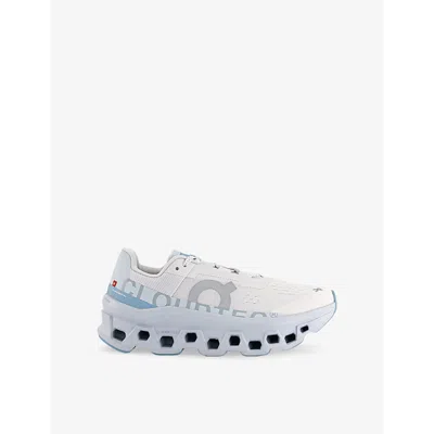 On-running Womens Frost Wash F Cloudmonster Chunky-sole Mesh Low-top Trainers