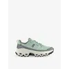 On-running Womens Mineral Aloe F Cloudrock Waterproof Textile Low-top Trainers In Mineral Aloe F