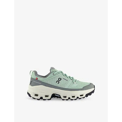 On-running Womens Mineral Aloe F Cloudrock Waterproof Textile Low-top Trainers