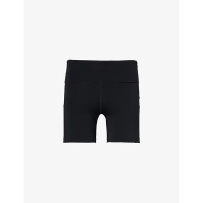 On-running Womens  Performance Slip-pockets Mid-rise Stretch-woven Shorts In Black