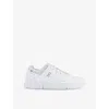 On-running Womens  The Roger Advantage Faux-leather Low-top Trainers In White White F
