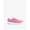 On-running Womens Cloud 6 Woven Trainers Raspberry White F In Raspberry White F
