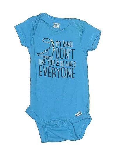 Pre-owned Onsies Babies' Short Sleeve Onesie In Blue
