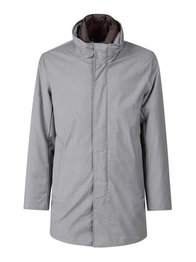 Onthebund Padded Coat In Gray