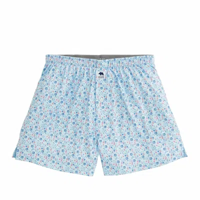 Onward Reserve Men's 19th Hole Performance Boxers In Clearwater In Animal Print