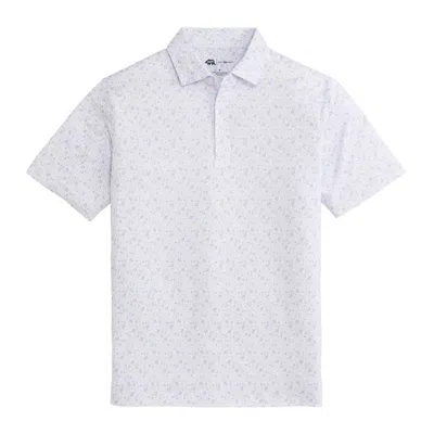 Onward Reserve Men's 19th Hole Printed Performance Polo In Flamingo Plume In Multi