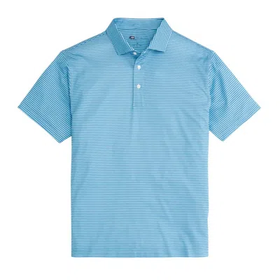 Onward Reserve Men's Echo Stripe Performance Pique Polo In Riviera In Multi