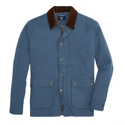 Onward Reserve Men's Stretch Canvas Coat In Blue Horizon