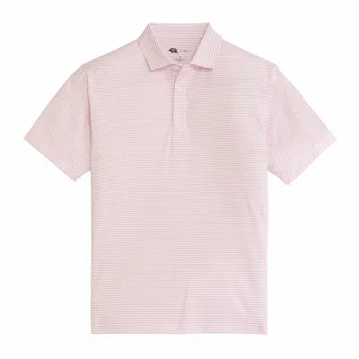 Onward Reserve Men's Wake Performance Polo In Sea Pink