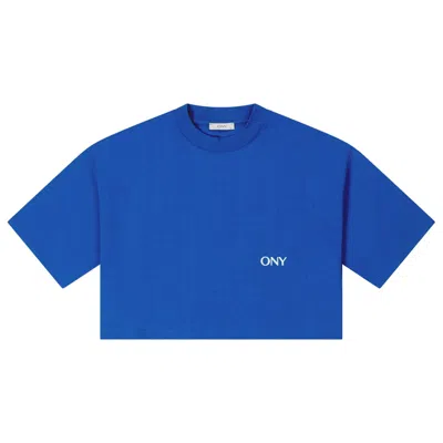 Ony Blue Women's Cropped T-shirt