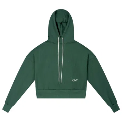 Ony Green Women's Cropped Hoodie