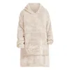 Ony Men's Neutrals Original  Hoodie Blanket - Cream In White