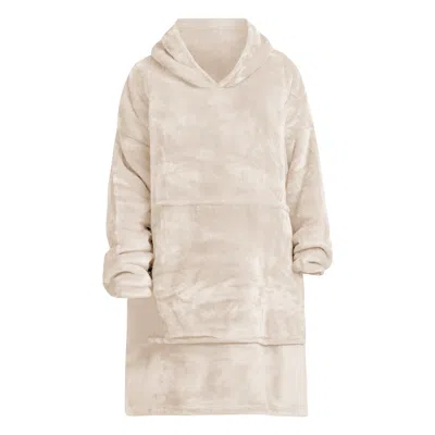 Ony Men's Neutrals Original  Hoodie Blanket - Cream In White