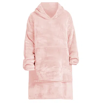 Ony Men's Pink / Purple Original  Hoodie Blanket - Pink In Pink/purple