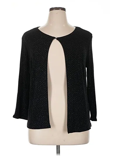 Pre-owned Onyx Nite Cardigan Sweater In Black