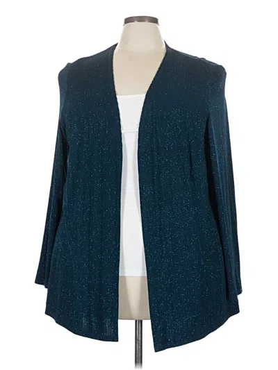 Pre-owned Onyx Nite Cardigan Sweater In Blue