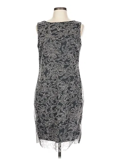 Pre-owned Onyx Nite Casual Dress In Gray